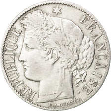 FRANCE, Cérès, Franc, 1894, Paris, KM #822.1, EF(40-45), Silver, 23, Gadoury #..
