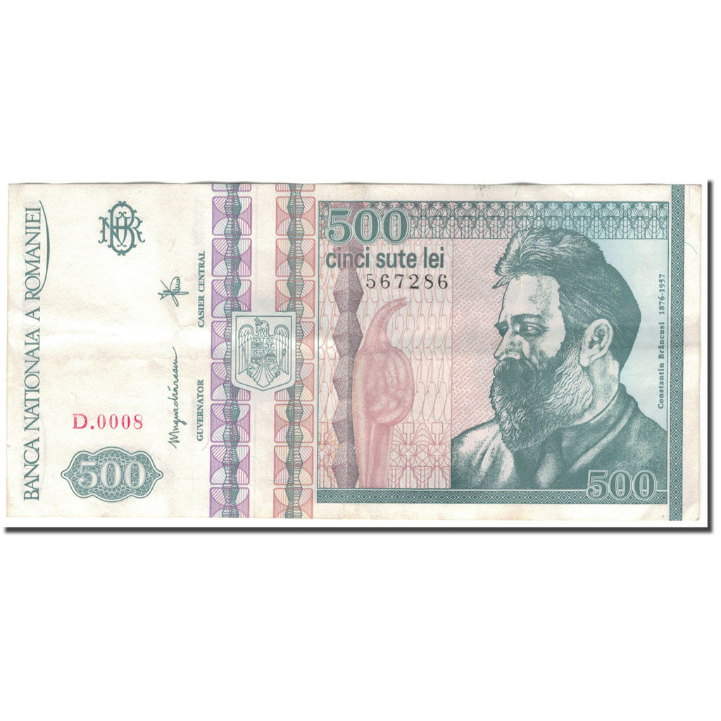 Geldschein, Rumänien, 500 Lei, 1992, KM:101a, SS