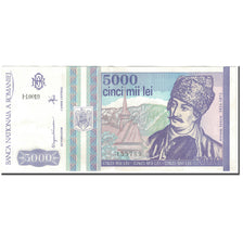 Banknote, Romania, 5000 Lei, 1993, KM:104a, AU(50-53)