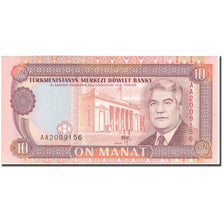 Banconote, Turkmenistan, 10 Manat, KM:3, FDS