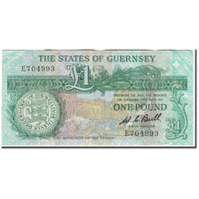 Banknote, Guernsey, 1 Pound, KM:48a, VF(30-35)