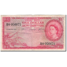 Banconote, Territori britannici d'oltremare, 1 Dollar, 1962-01-02, KM:7c, MB