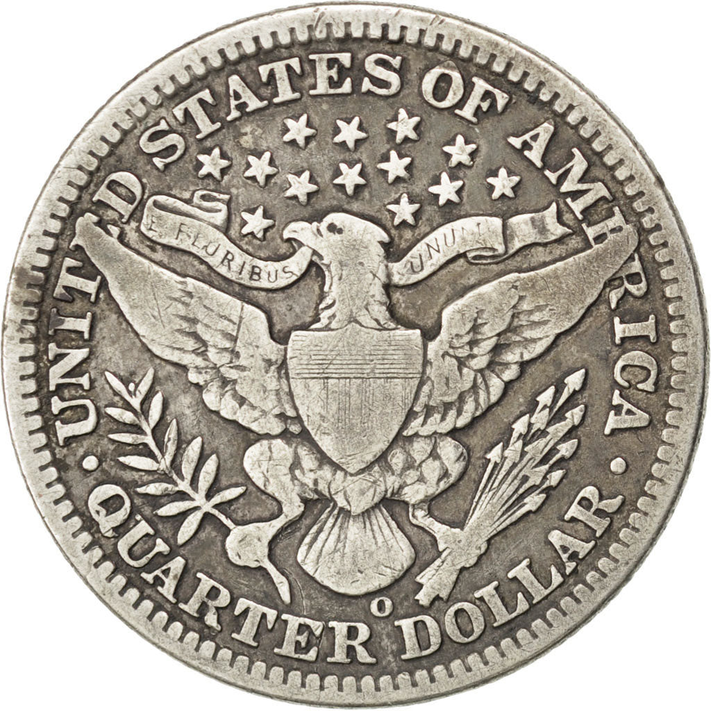 UNITED STATES, Barber Quarter, Quarter, 1908, U.S. Mint, KM #114, VF(30-35),...