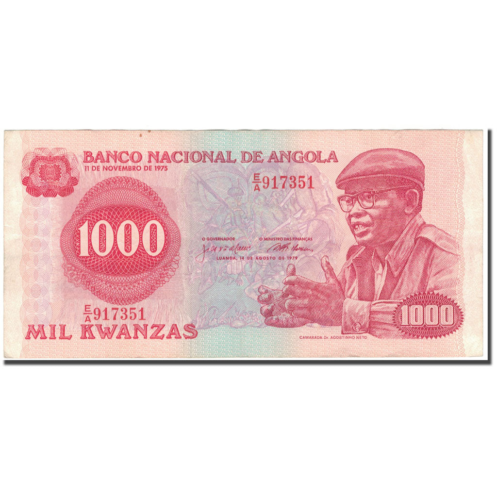 Biljet, Angola, 1000 Kwanzas, 1979-08-14, KM:117a, SUP