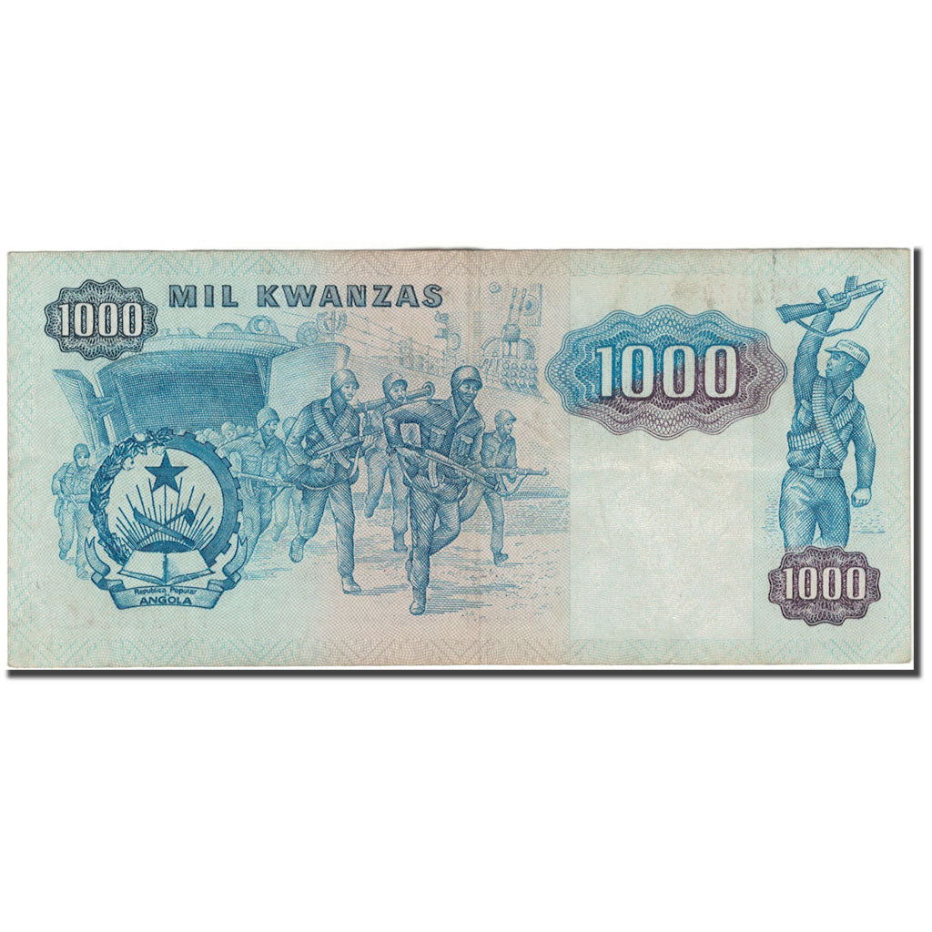 Banknote, Angola, 1000 Kwanzas, 1984-01-07, KM:121a, VF(20-25)
