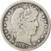 UNITED STATES, Barber Quarter, Quarter, 1907, U.S. Mint, KM #114, VF(30-35),...