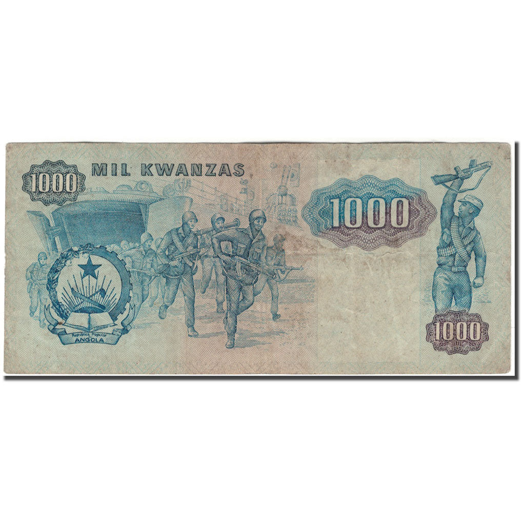Banknote, Angola, 1000 Kwanzas, 1984-01-07, KM:121a, VG(8-10)