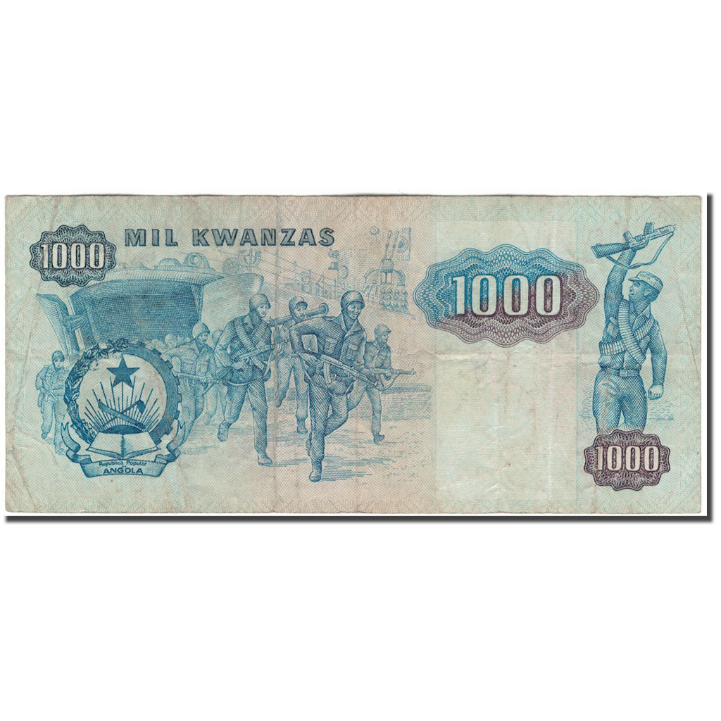 Banknote, Angola, 1000 Kwanzas, 1984-01-07, KM:121a, VF(20-25)