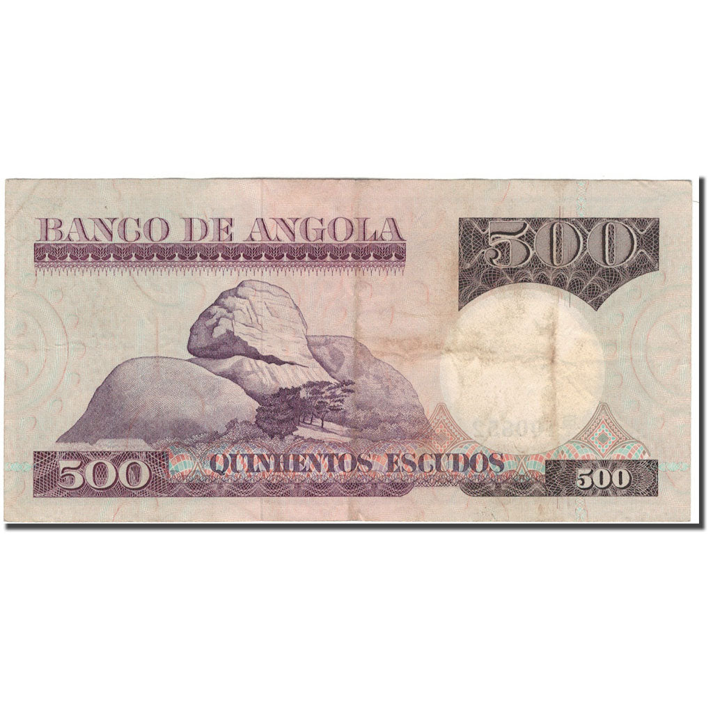 Banknote, Angola, 500 Escudos, 1973-06-10, KM:107, EF(40-45)