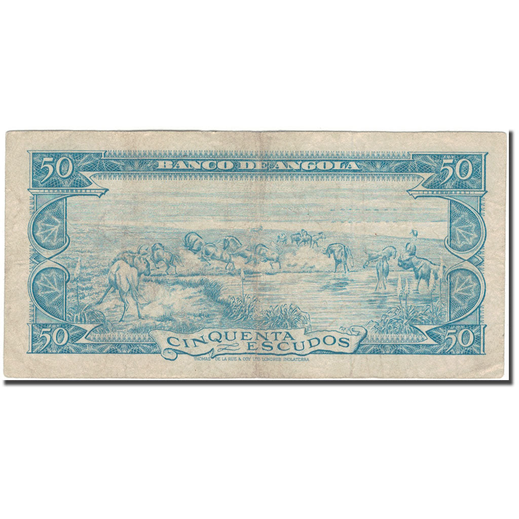 Billete, 50 Escudos, Angola, 1962-06-10, KM:93, BC