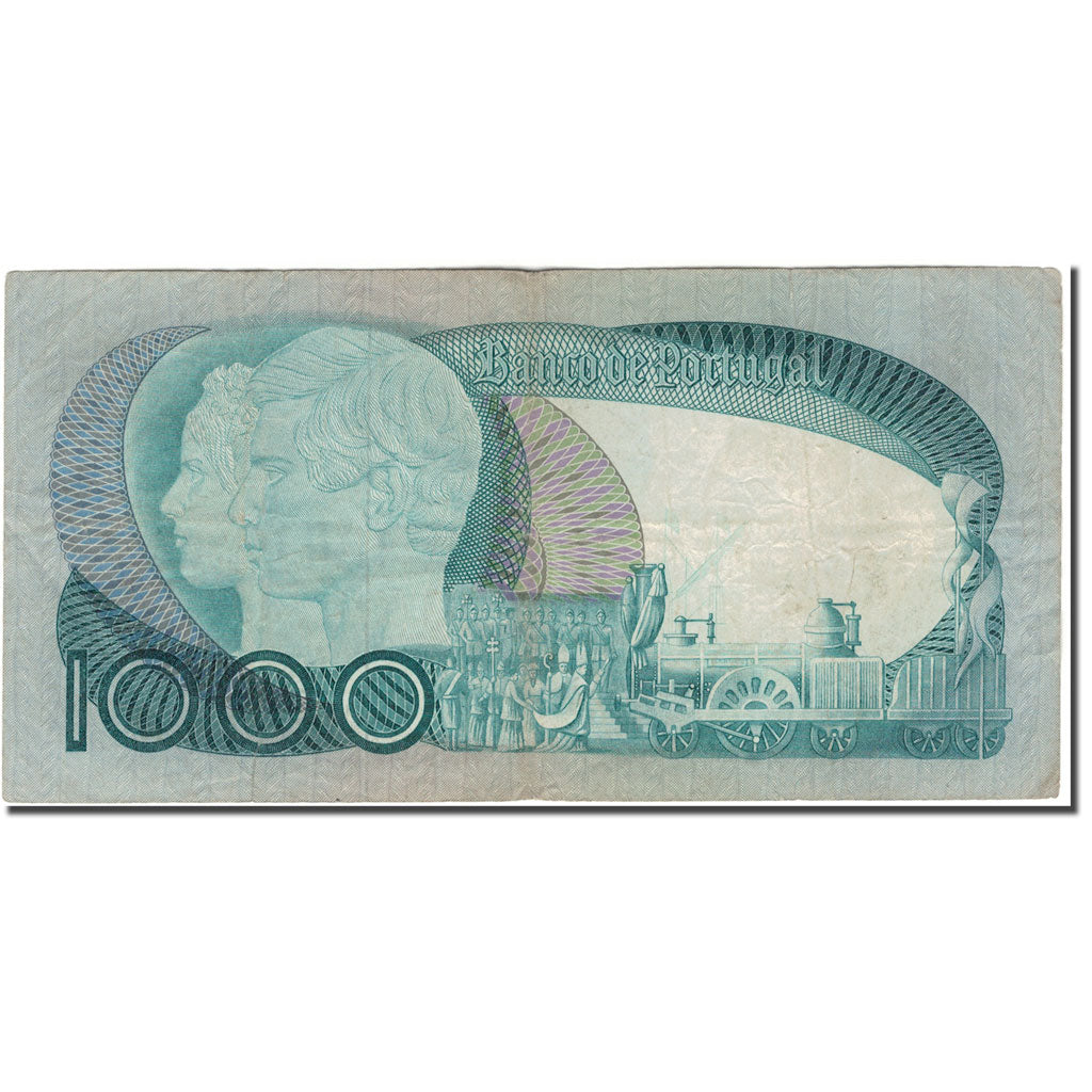 Geldschein, Portugal, 1000 Escudos, 1980-09-16, KM:175b, S