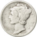 UNITED STATES, Mercury Dime, Dime, 1917, U.S. Mint, KM #140, EF(40-45), Silver,.