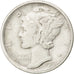 UNITED STATES, Mercury Dime, Dime, 1918, U.S. Mint, KM #140, EF(40-45), Silver,.