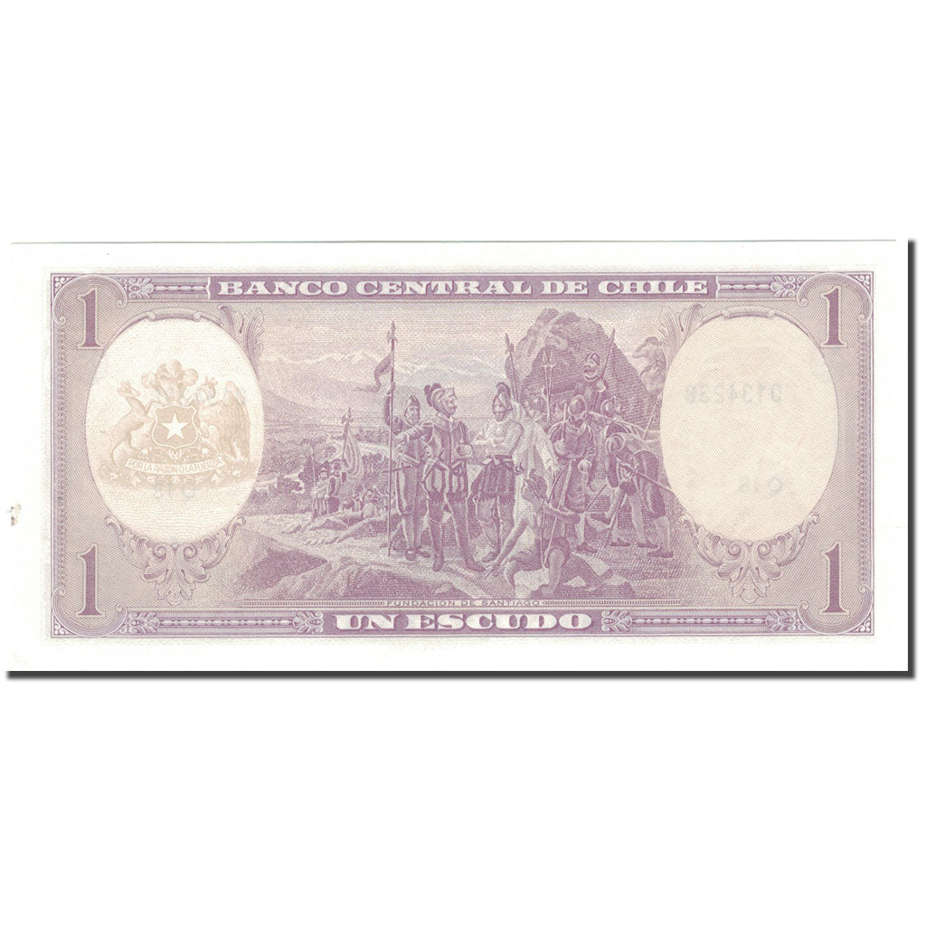 Banknote, Chile, 1 Escudo, KM:136, UNC(65-70)