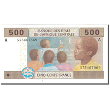 Banknote, Central African States, 500 Francs, 2002, KM:406a, UNC(65-70)