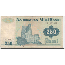 Nota, Azerbaijão, 250 Manat, KM:13a, F(12-15)