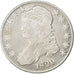 UNITED STATES, Capped Bust, Half Dollar, 1829, U.S. Mint, KM #37, EF(40-45),...