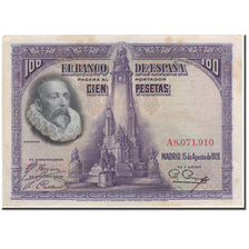 Banknote, Spain, 100 Pesetas, 1928-08-15, KM:76a, VF(30-35)