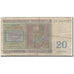 Billete, 20 Francs, Bélgica, 1950-07-01, KM:132a, RC