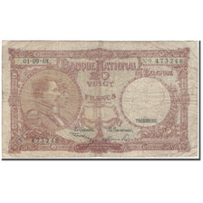 Banknote, Belgium, 20 Francs, 1948-09-01, KM:116, VG(8-10)