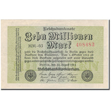 Banknote, Germany, 10 Millionen Mark, 1923, KM:106d, AU(55-58)