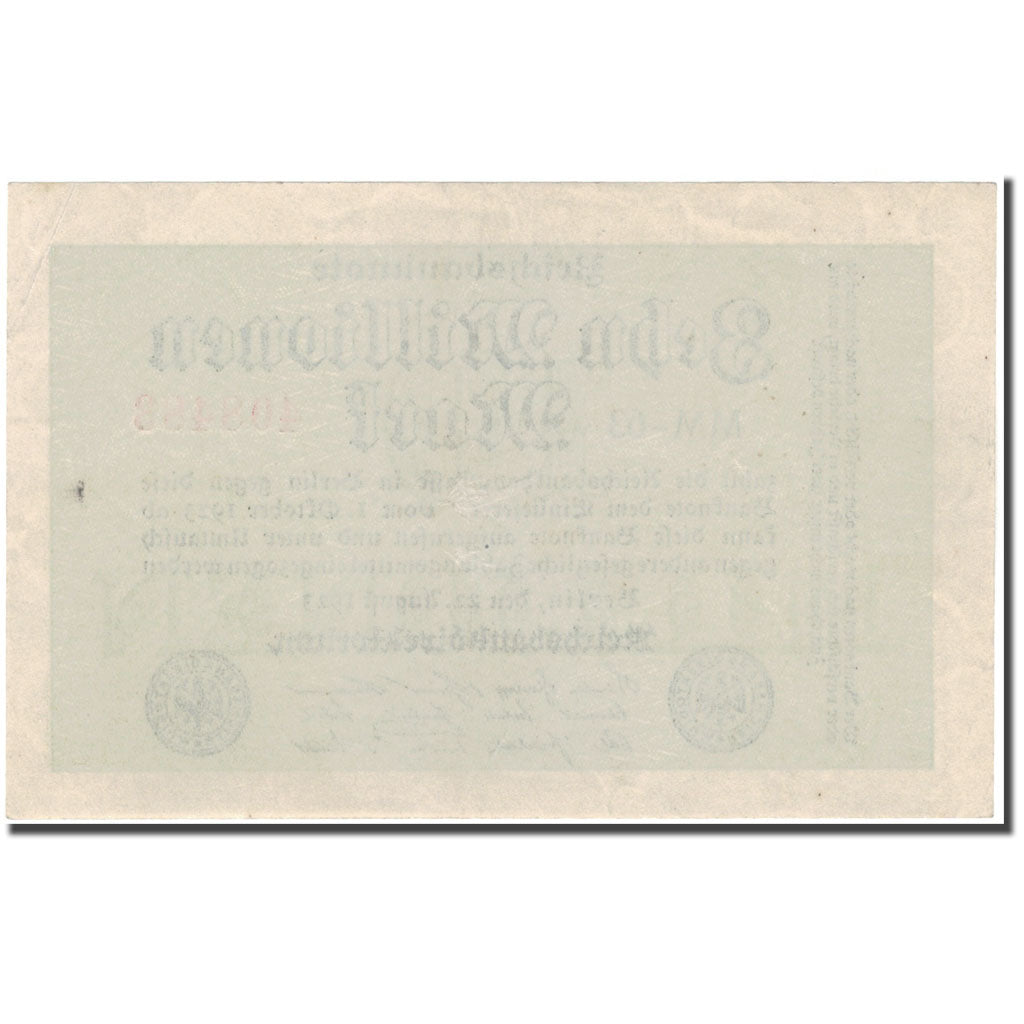 Banknote, Germany, 10 Millionen Mark, 1923, KM:106d, AU(55-58)