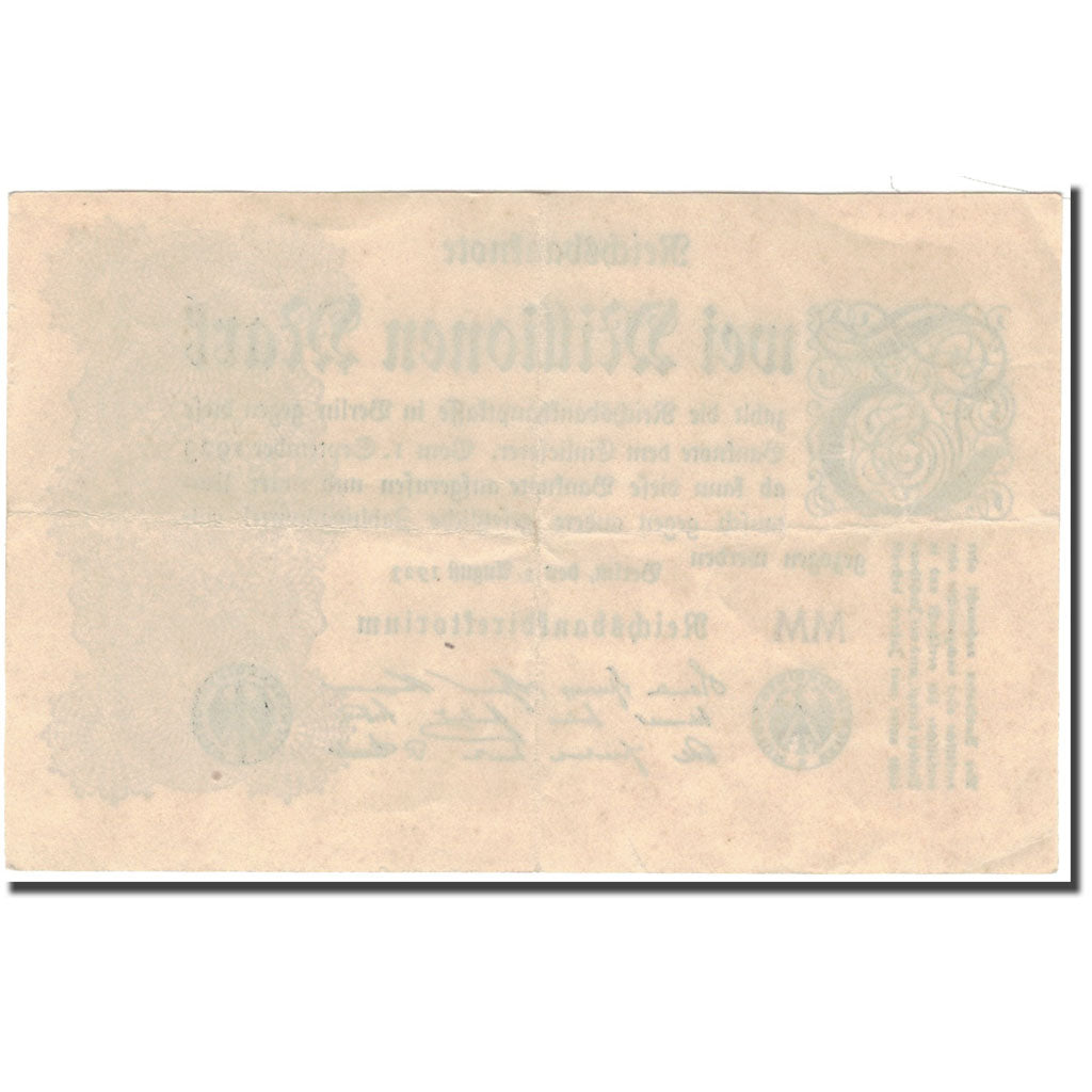 Banknote, Germany, 2 Millionen Mark, 1923, KM:104a, AU(50-53)
