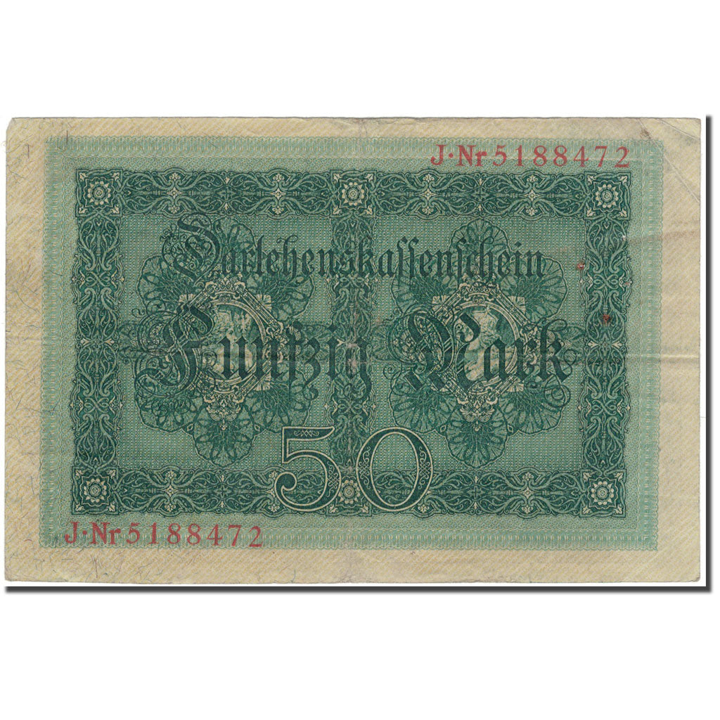 Banknote, Germany, 50 Mark, 1914, KM:49b, EF(40-45)