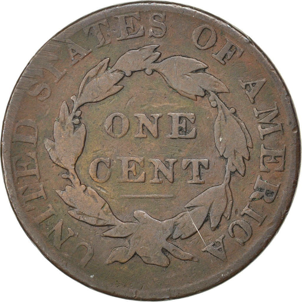 UNITED STATES, Coronet Cent, Cent, 1820, U.S. Mint, KM #45, VF(20-25), Copper,..