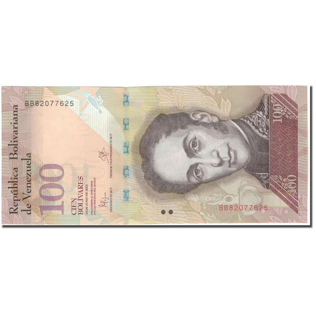 Billete, 100 Bolivares, Venezuela, 2015-06-23, KM:New, UNC