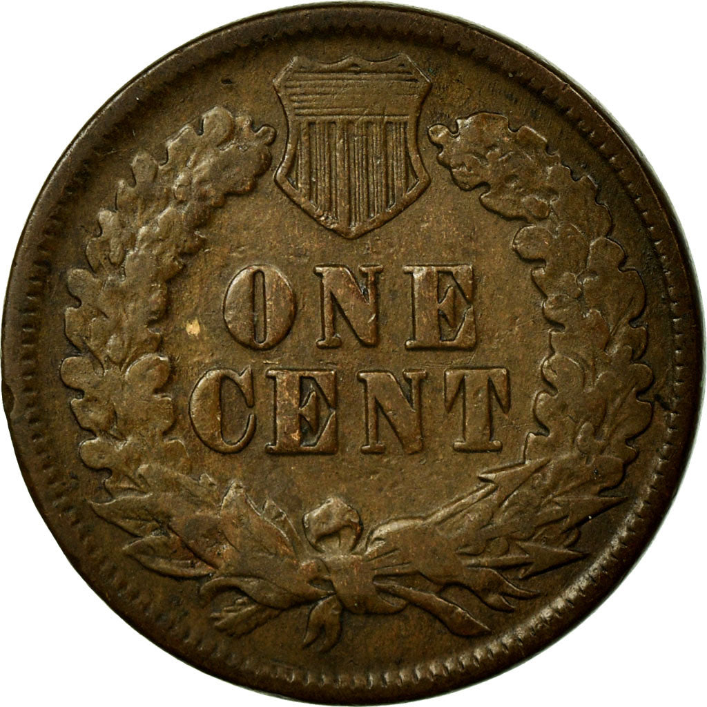 Coin, United States, Indian Head Cent, Cent, 1875, U.S. Mint, Philadelphia