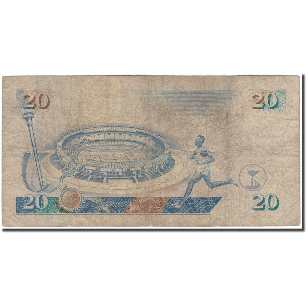 Billet, Kenya, 20 Shillings, 1996-01-01, KM:35a2, B