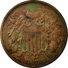 Monnaie, États-Unis, 2 Cents, 1870, Philadelphie, TTB, Copper-Tin-Zinc, KM:94