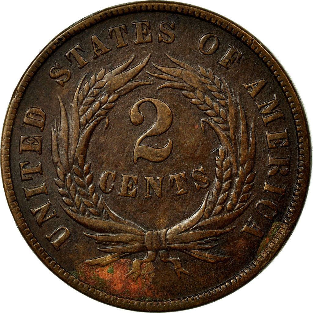 Monnaie, États-Unis, 2 Cents, 1870, Philadelphie, TTB, Copper-Tin-Zinc, KM:94