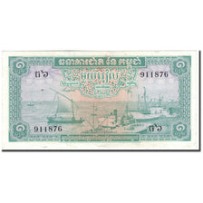 Banknot, Kambodża, 1 Riel, KM:4b, UNC(60-62)