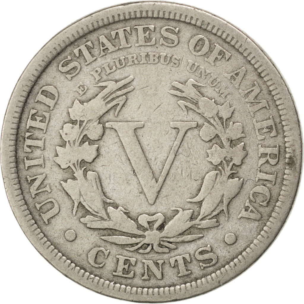 UNITED STATES, Liberty Nickel, 5 Cents, 1907, U.S. Mint, KM #112, VF(20-25),...