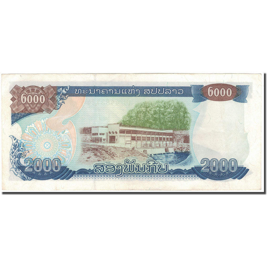 Banconote, Laos, 2000 Kip, 1997, KM:33a, BB+