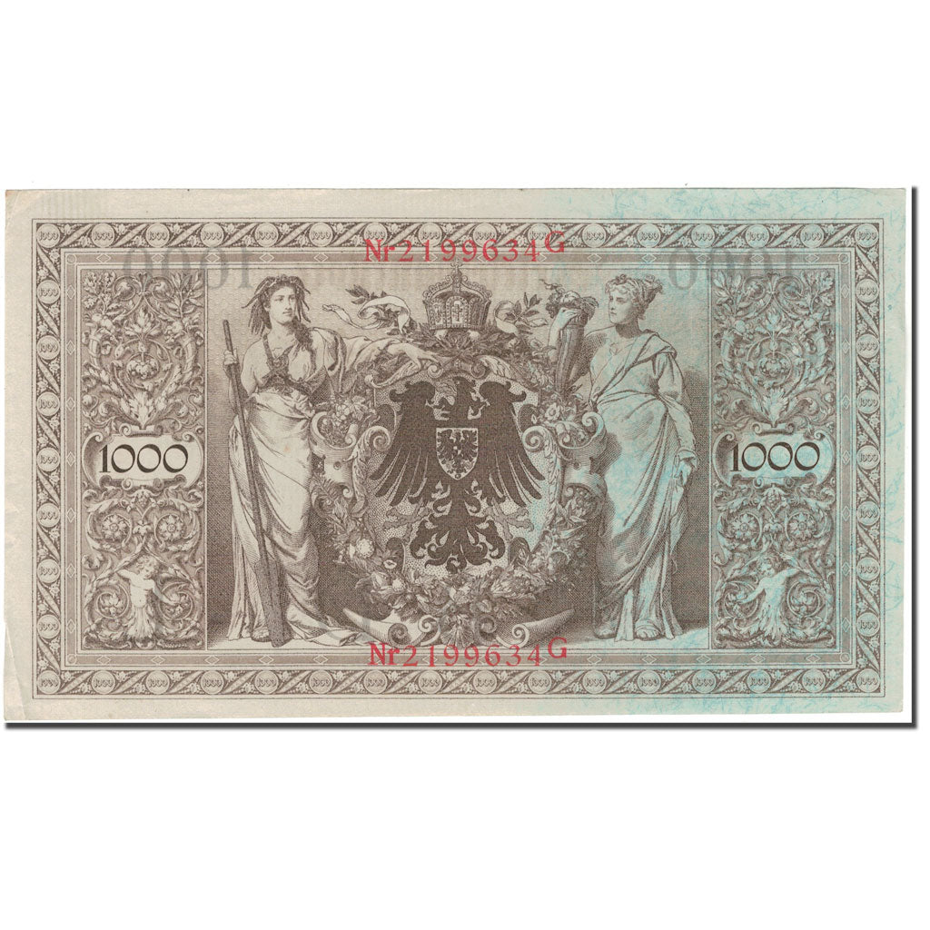 Banconote, Germania, 1000 Mark, 1910, KM:44b, BB