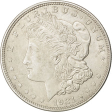 UNITED STATES, Morgan Dollar, Dollar, 1921, U.S. Mint, KM #110, AU(55-58),...