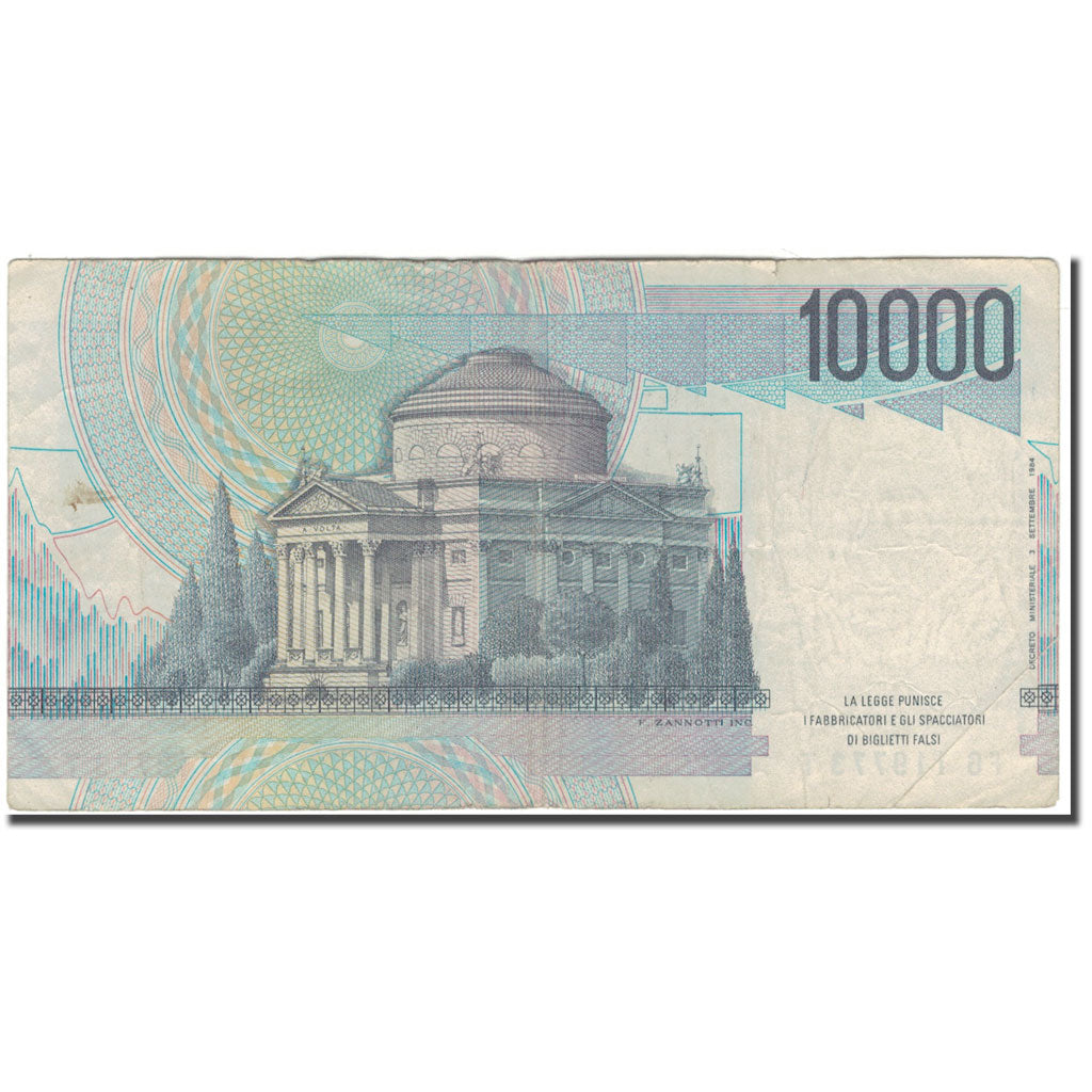 Banknote, Italy, 10,000 Lire, 1984-09-03, KM:112c, VF(30-35)