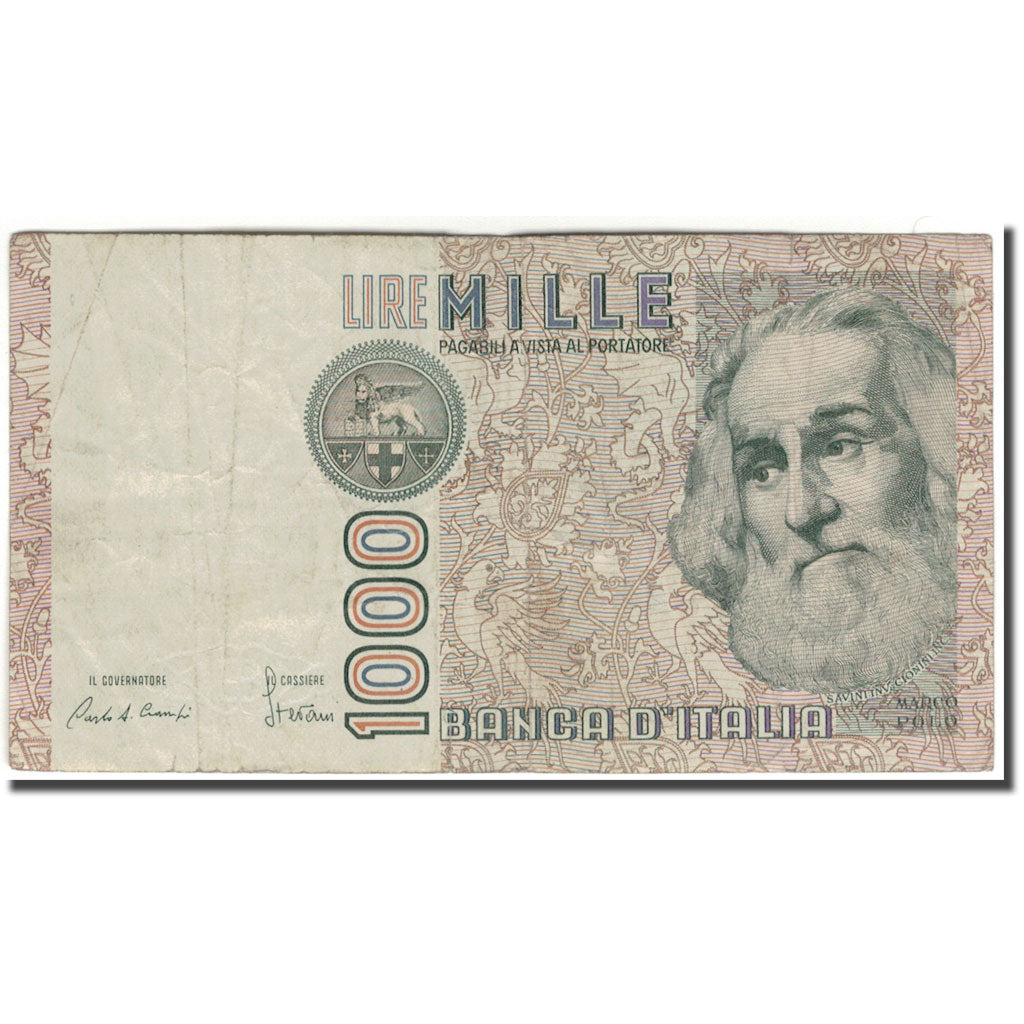 Biljet, Italië, 1000 Lire, 1982-01-06, KM:109a, TB