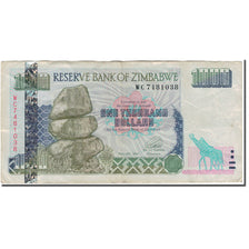 Banknote, Zimbabwe, 1000 Dollars, 2003, KM:12a, VF(30-35)
