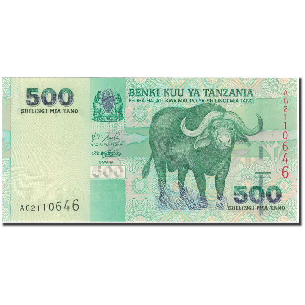Billet, Tanzania, 500 Shilingi, KM:35, SPL