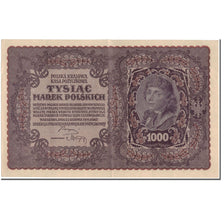 Nota, Polónia, 1000 Marek, 1919, KM:29, AU(55-58)