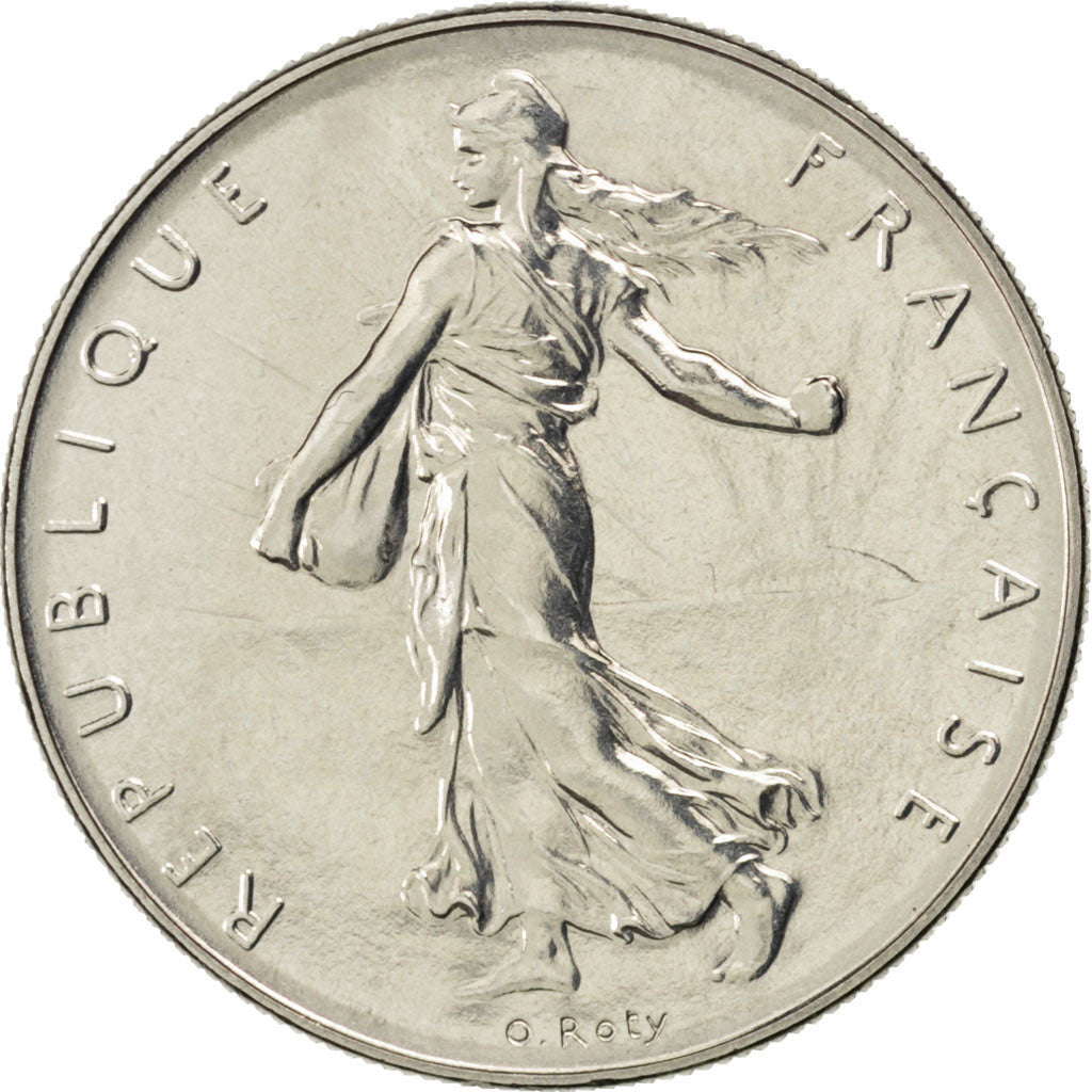 FRANCE, Semeuse, Franc, 1982, Paris, KM #925.1, MS(65-70), Nickel, 24, Gadoury..