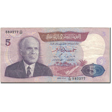 Geldschein, Tunesien, 5 Dinars, 1983-11-03, KM:79, S