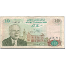 Banknote, Tunisia, 10 Dinars, 1980-10-15, KM:76, VF(20-25)
