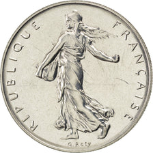 FRANCE, 1 Franc, 1983, KM #925.1, MS(65-70), Nickel, Gadoury #474, 6.02