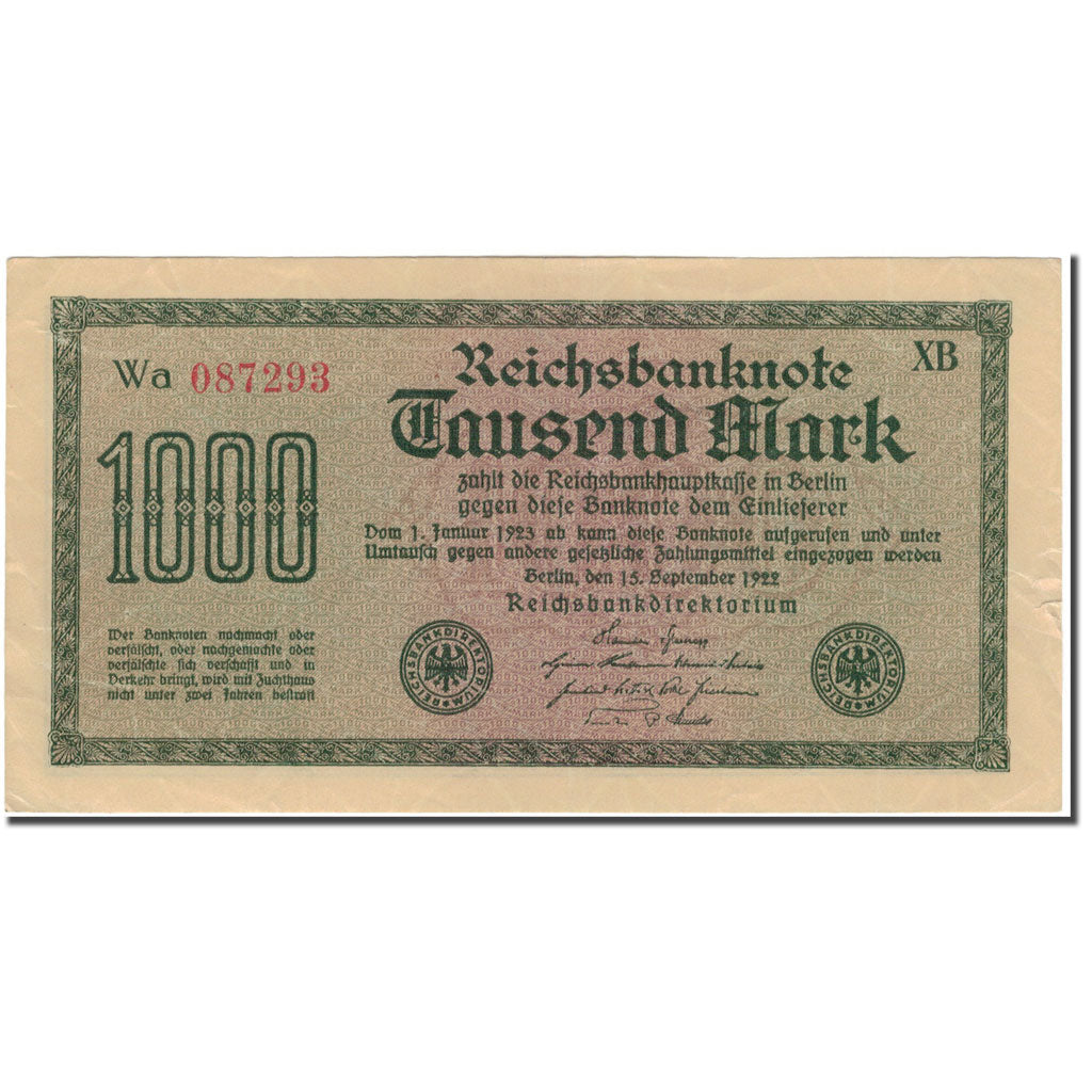 Banconote, Germania, 1000 Mark, KM:New, BB+