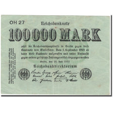 Banknote, Germany, 100,000 Mark, 1923, KM:91a, AU(50-53)